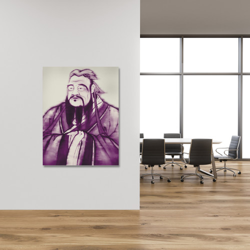 Emperor Monocolor Gallery Wrap Close Up Image