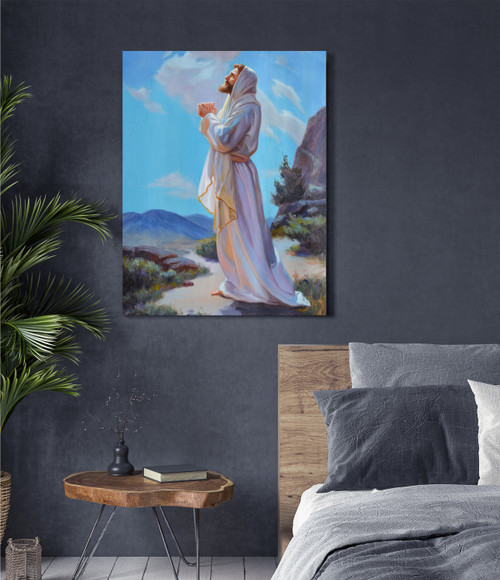 Jesus VI Gallery Wrap Close Up Image