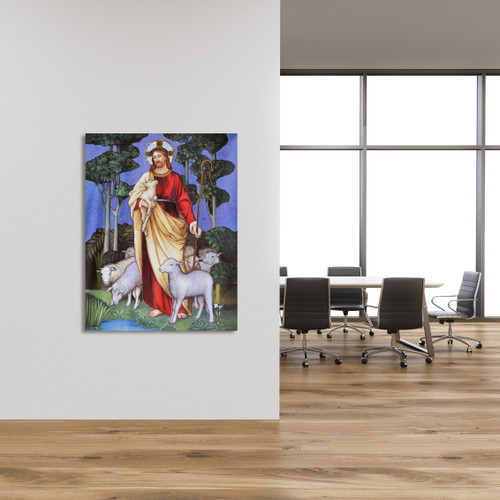 The Good Sheppard Gallery Wrap Close Up Image