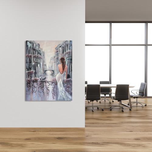 Lady In Venice Gallery Wrap Room Scene