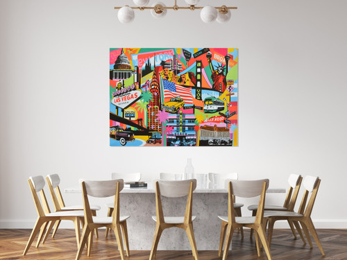 Las Vegas Gallery Wrap Room Scene