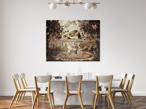 Abstrac XIX Gallery Wrap Room Scene