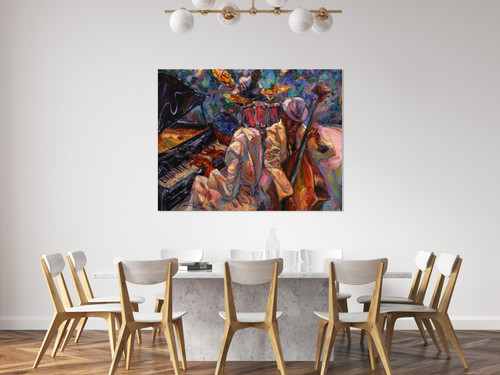 Jazz Club Gallery Wrap Room Scene