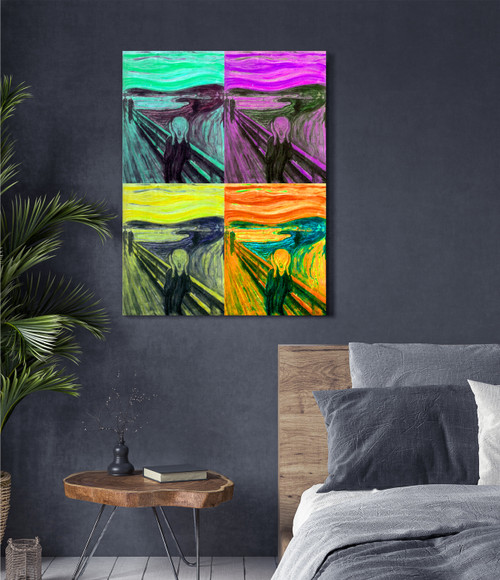 Scream 4up Gallery Wrap Close Up Image