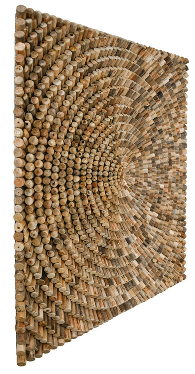 Wood Wall Art Large Square 60 Inch Close Up Image