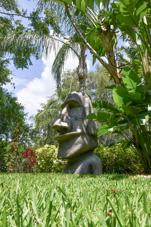 Easter Island Head Room Scene
