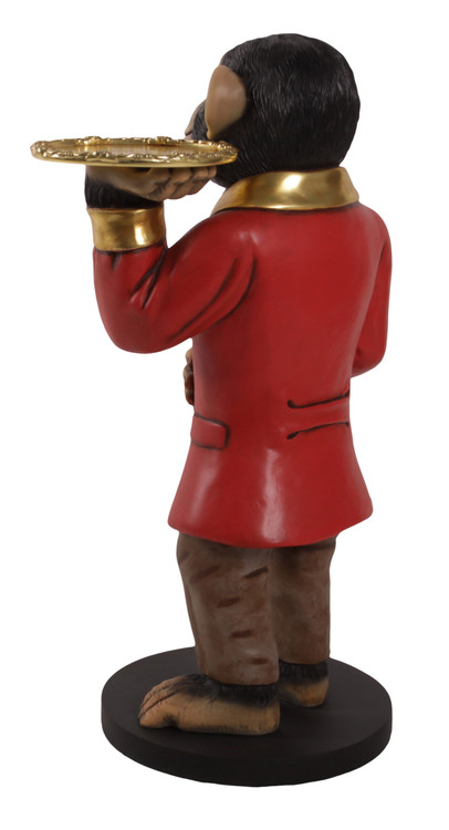 Chadsy the Chimp Waiter 37.5" Tall Room Scene