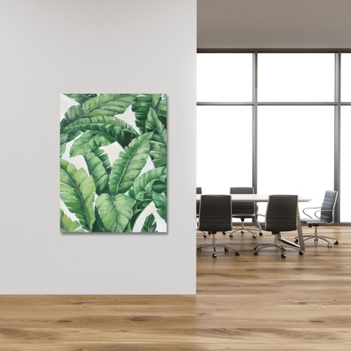 Green Leaf Room Scene