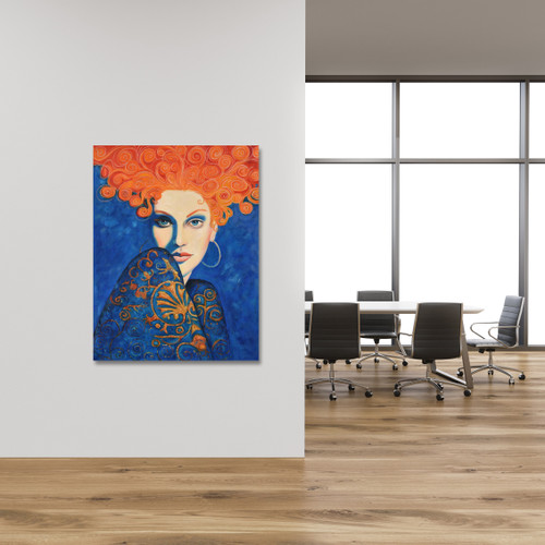 Modern Woman Room Scene