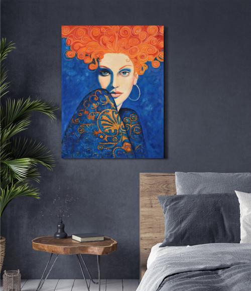 Modern Woman Close Up Image