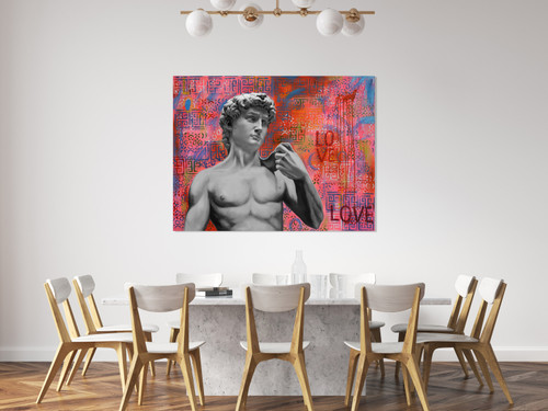 David Collage Room Scene