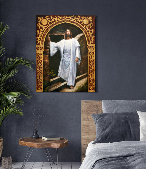 Jesus In White Close Up Image