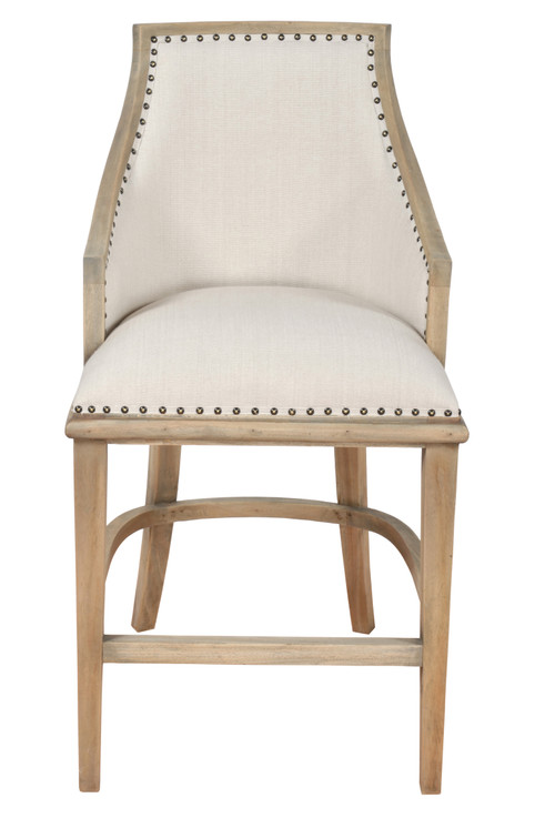 Farmhouse Barrel Counter Stool Room Scene