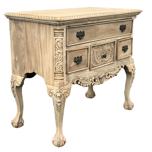 Natural Mahognay Large Chippendale Low Boy Room Scene