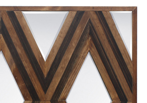 Modern Aspen Parallel 3 Diamonds Mirror Room Scene