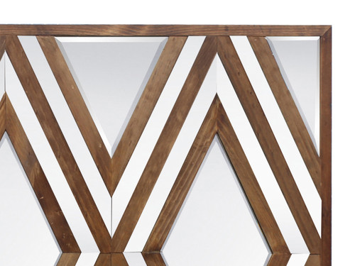 Modern Aspen 3 Diamond Multi 55 Mirror Room Scene