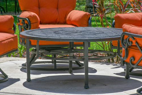 Chillounger Round Table 52 inch Room Scene