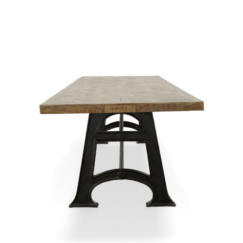 Mango Industrial Dining Table Close Up Image