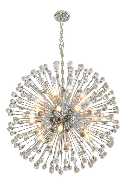 Large Celestial 25 Light Chandelier Close Up Image