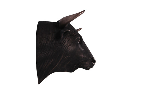 Imperial Spanish Fighting Bull Head Wall Decor Room Scene