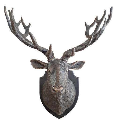 Imperial Grand Stag Head Wall Decor Close Up Image