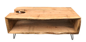 Mountain Studios All Natural Live Edge Slab Mango Coffee Table