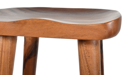 Suar Contoured Bar Stool Close Up Image