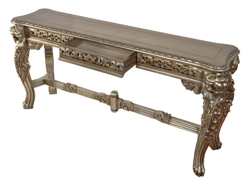 Platine Lion Console Table Close Up Image