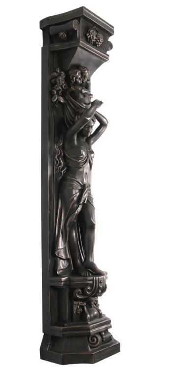 Imperial Bronze Lady Pilaster Close Up Image