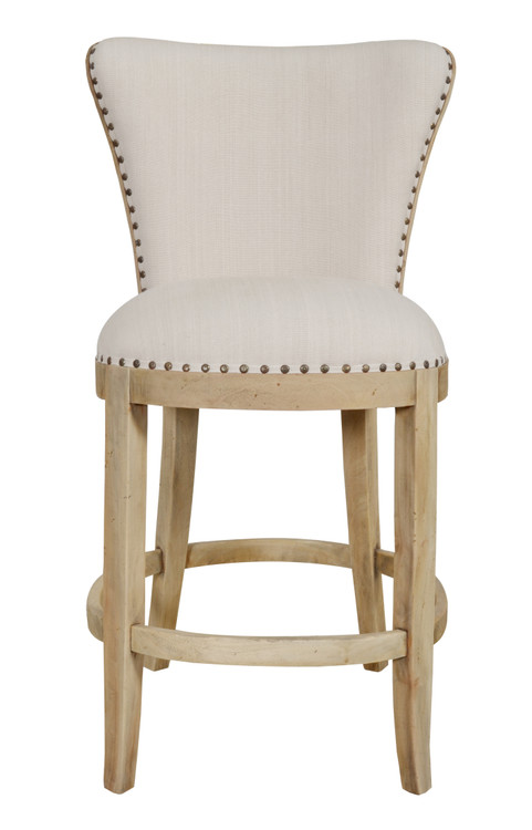 Farmhouse Cape Counter Height Stool Close Up Image