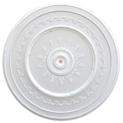 Blanco Grand Ceiling Medallion 98.5 Inch Diameter Room Scene