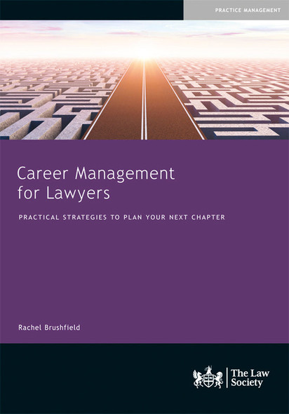 Career Management for Lawyers book cover – paperback, published by The Law Society