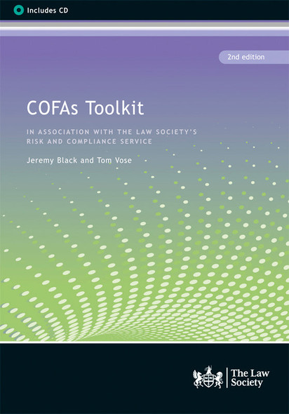 COFAs Toolkit 2nd edition paperback cover – published by The Law Society