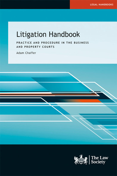 Litigation Handbook paperback cover – published by The Law Society