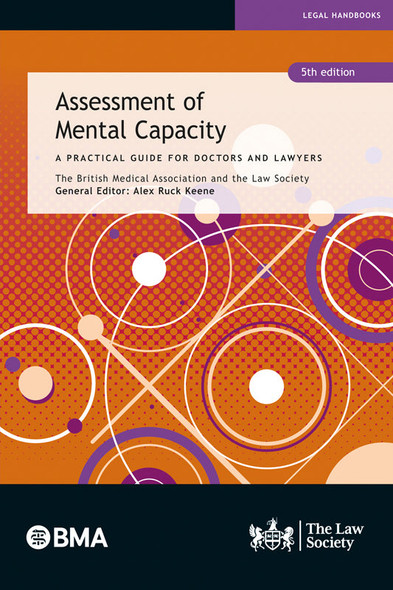 Assessment of Mental Capacity 5th edition eBook cover – published by The Law Society & BMA