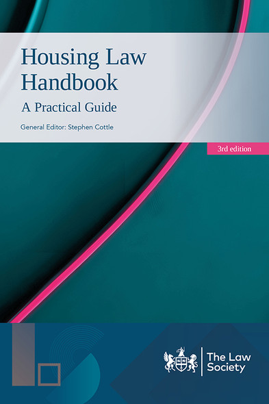 Housing Law Handbook 3rd edition paperback cover – published by The Law Society