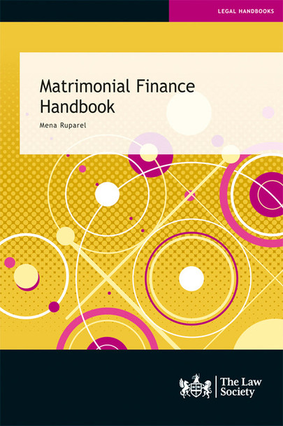 Matrimonial Finance Handbook paperback cover – published by The Law Society