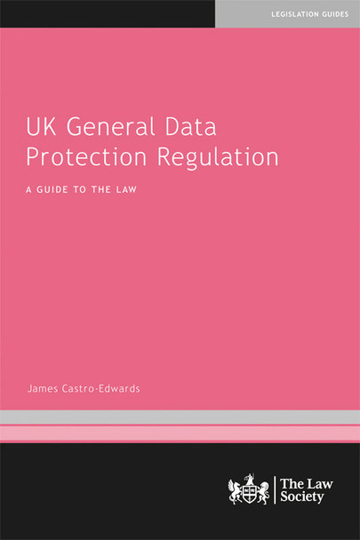 UK General Data Protection Regulation book cover – published by The Law Society