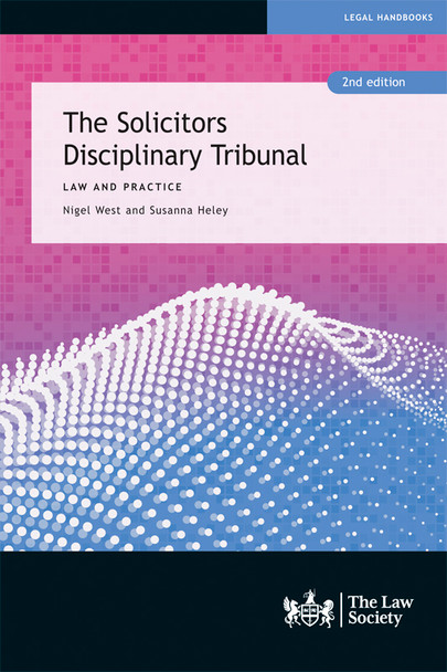 The Solicitors Disciplinary Tribunal 2nd edition eBook cover – published by The Law Society