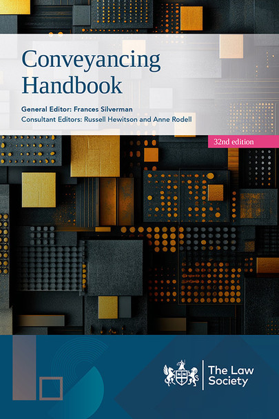 Conveyancing Handbook 32nd edition eBook cover – published by The Law Society