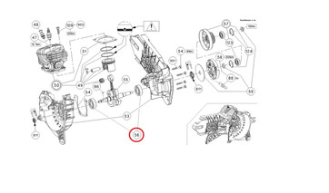  Proline® Crankshaft Bearing Set For Hilti DSH 700 700X DSH 900 900X Concrete Saw 412246  