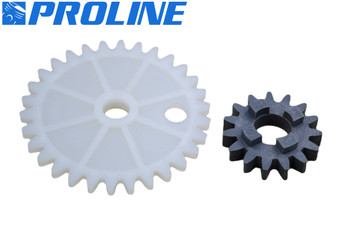 Proline® Oil Pump Worm & Spur Gear For Husqvarna 65 65L 77 77L L77 650 770