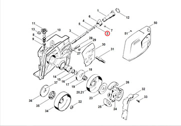  Proline® Oil Pump O-ring  For Stihl 075, 076,  041, 041AV Farm Boss  9646 945 0340