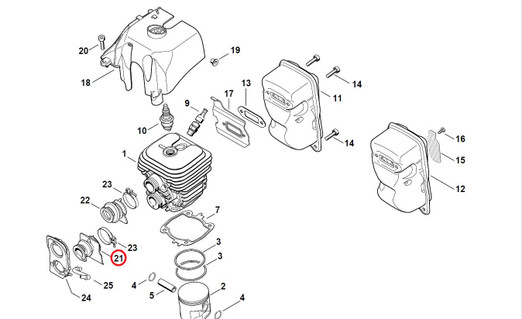 Proline® Carburetor Intake Manifold For Stihl TS410 TS420 TS440 4238 141 2203