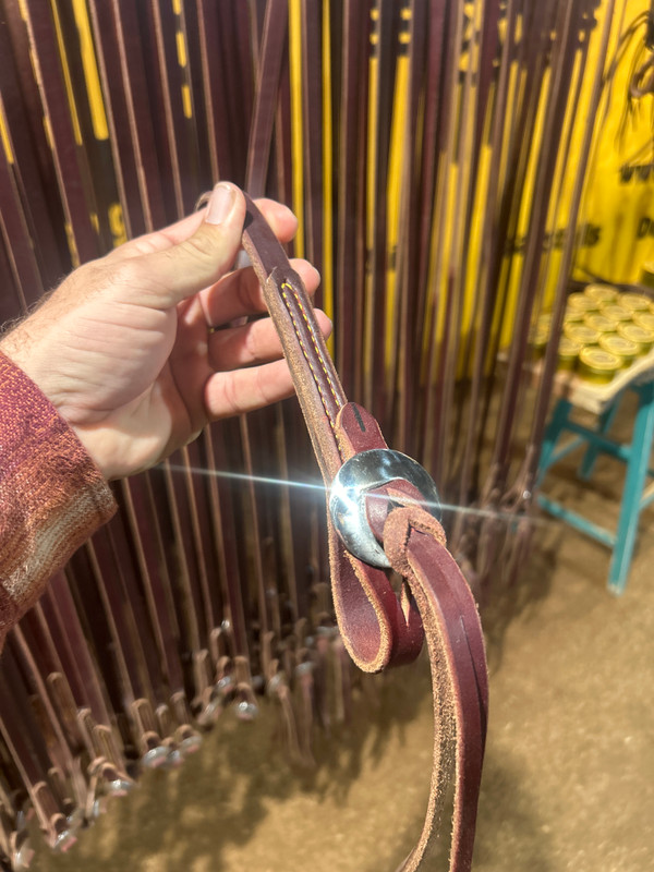 Concho Roping Rein w/Tassel