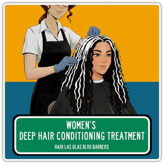 Women's Deep Hair Conditioning Treatment - Hair Las Olas Blvd Barbers