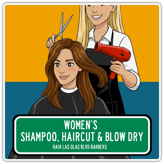 Women's Shampoo, Haircut & Blow Dry - Hair Las Olas Blvd Barbers