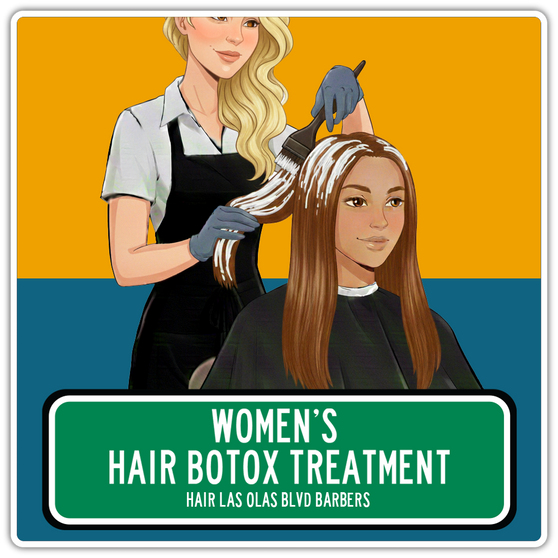 Women's Hair B0T0X Rejuvenation Treatment - Hair Las Olas Blvd Barbers