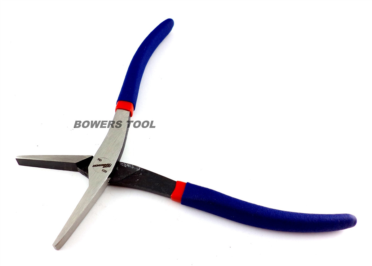 Pro America 8" Duck Bill Pliers Flat Nose Smooth Jaw USA Made
