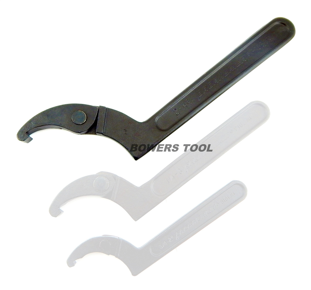 Pro America Kal Tool Adjustable Hook Spanner Wrench 2 to 4-3/4in. MADE IN  USA